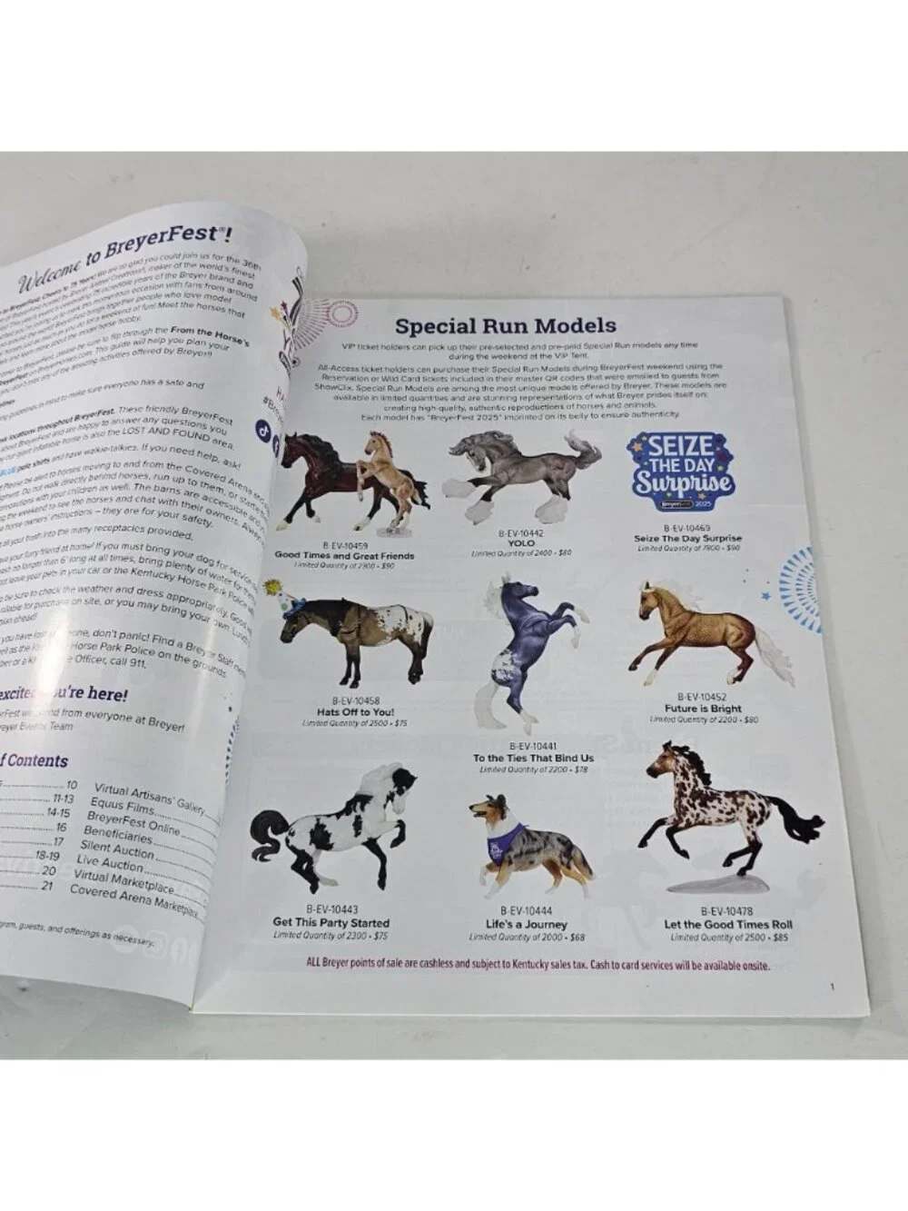 BreyerFest 2025 Official Program Cheers To 75 Years Breyer Model Horse Event